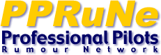 PPRUNE - The Professional Pilots RUmour NEtwork